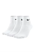 Nike U Nk Perf Ltwt Qt 3'lü Beyaz Bilek Çorap SX4706-101 - 1