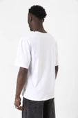 Kırım Tatar Tamga Beyaz Erkek Oversize Tshirt - 6