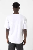 Kırım Tatar Tamga Beyaz Erkek Oversize Tshirt - 7