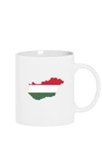 Euro 24 Hungary Beyaz Kupa Bardak - 1