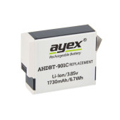 Ayex AHDBT-901C Batarya, GoPro Hero 9, 10, 11, 12 İle Uyumlu - 1