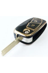 Linea Fiorino Nemo Bipper Uyumlu Nano Silikon Anahtar Kılıfı Kumanda Kılıfı Oto Anahtarlık Siyah thumbnail 4