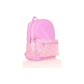 Kaukko Amazing Sırt Çantası Stone Pembe Okul Sırt Çantası - 2