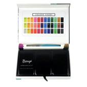 E&D Art Bianyo Aquarelle 36'lı Tablet Taş Sulu Boya Seti - Karton Kutu thumbnail 5