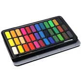 E&D Art Bianyo Aquarelle 36'lı Tablet Taş Sulu Boya Seti - Karton Kutu thumbnail 4