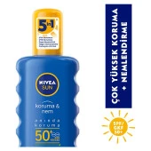 Nivea Sun Güneş Koruyucu ve Nem F50 faktör süt Spreyli 200 ml - 1
