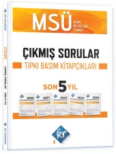 Kr Akademi Msü Çıkmış Sorular 2020-2021-2022-2023-2024 Tıpkı Basım Son 5 Yıl - 1