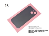 iPhone 15 Arka Pil Batarya Kapağı (CAM) YEŞİL thumbnail 2