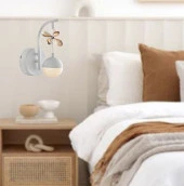 TT Aydınlatma TT099-BY  Toplu Taşlı Mat Beyaz 3 Renk Modüllü Ledli Aplik thumbnail 3