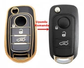 Fiat Egea Uyumlu Nano Anahtar Kumanda Kılıfı Oto Anahtarlık 3 Tuşlu Siyah thumbnail 4