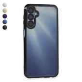 Samsung Galaxy A15 Kılıf Razer Lens Çerçeveli Silikon Kapak - 1