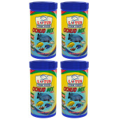Amore Cichlid Red Granules 3kg Kova 44-Protein, Lotus 4x250ml Malawi Ciklet Mix Karışık Balık Yemi - 3