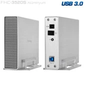 FRISBY 3.5" USB 3.0 FHC-3520S Sata Alüminyum Harddisk Kutusu Gümüş - 2