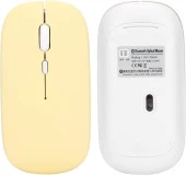 Redline Space A8 8" Uyumlu Kablosuz Bluetooth Pilli Optik Mouse - Sarı thumbnail 6