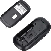 Concord A10 Plus 10.1" Uyumlu Kablosuz Bluetooth Pilli Optik Mouse - Siyah thumbnail 5