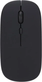 Apple iPad Air 5. Nesil 10.9" Uyumlu Kablosuz Bluetooth Pilli Optik Mouse - Siyah - 1