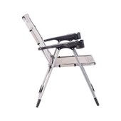 Argeus Rock Katlanabilir Kamp Sandalyesi Bardaklı - Kestane (A-22) thumbnail 3