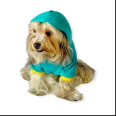 Blue Bear Kapşonlu Köpek Sweat by Kemique - 5