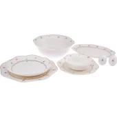 EMSAN LOTUS BREEZE PORSELEN 53 PARÇA 12 KİŞİLİK YEMEK TAKIMI - 5
