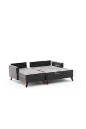 Evdebiz Bella Soft Mini Köşe Antrasit Sol - 6