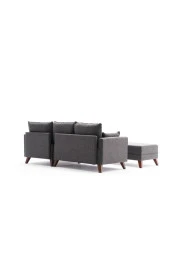 Evdebiz Bella Soft Mini Köşe Antrasit Sağ - 5