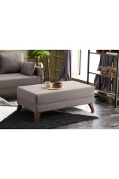 Evdebiz Bella Soft Mini  Kahverengi Sol Köşe Takımı - 3