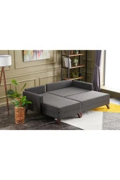 Evdebiz Bella Soft Mini Köşe Antrasit Sol - 3