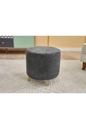 Evdebiz Asmara Demir Ayaklı Puf Gabbana 3V-11 thumbnail 1