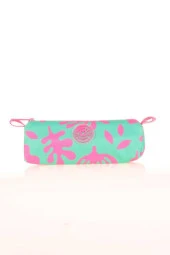Kaukko Triangle Favorite Kalem Çantası Mint Coral K2576 - 1