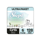 Sleepy Bio Natural Ultra Paket Bebek Bezi 6 Numara Xlarge 128 Adet - 1