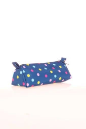 Kaukko Triangle Punch Kalem Çantası Navy Blue K2581 - 2