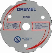 Dremel DSM20 Çok Amaçlı Karpit Kesme Diski (DSM500) - 1