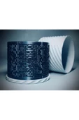 Labirent Desenli Skulent Saksısı 8 cm - 1