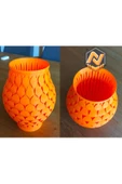 Yaprak Desenli Vazo 21 cm - 1