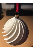 4 Adet Geleneksel Yılbaşı Noel Küresi Dekoru 6 cm - 1