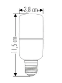 8W LED PİL AMPUL E14 thumbnail 2