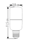 8W LED PİL AMPUL E27 - 2