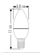 7W LED BUJİ AMPUL thumbnail 2