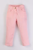 Çift Cepli Fermuarlı Kız Çocuk Pantolon - 5