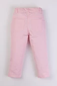 Çift Cepli Fermuarlı Kız Çocuk Pantolon - 4
