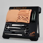 Tıp - Veteriner Hekimliği Siyah Masa Tipi Dikiş, Ligatür, Anastomoz Eğitim Seti - Kişiye Özel - PraticMed - 1