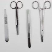 Tıp - Veteriner Hekimliği Siyah Masa Tipi Dikiş, Ligatür, Anastomoz Eğitim Seti - Kişiye Özel - PraticMed - 5