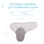 Sevi Bebe İnterlok Bebe Kundak Kuğu - 5