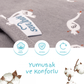 Sevi Bebe İnterlok Bebe Kundak Kuğu - 7