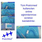 Diş Hekimliği Siyah Masa Tipi Dikiş, Flep Kapama Eğitim Seti - Kişiye Özel - PraticMed - 12