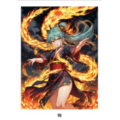 Anime Boyama Poster Seti (Silindir Kutu ve Afiş Hediyeli) - 3