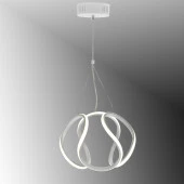 TT Aydınlatma TT306-25-BY  Orta Kavis Mat Beyaz Ledli Avize thumbnail 1