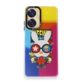 Realme C55 Kılıf Estoril Desenli Seri Silikon Kapak - 8