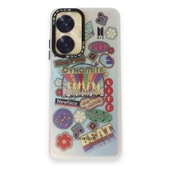 Realme C55 Kılıf Estoril Desenli Seri Silikon Kapak - 2