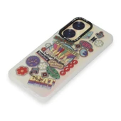 Realme C55 Kılıf Estoril Desenli Seri Silikon Kapak - 4